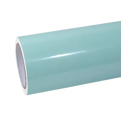 Super Gloss Cragginess Green Car Vinyl Wrap 01