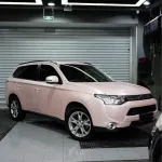 Super Gloss Macaron Peach Pink Car Vinyl Wrap