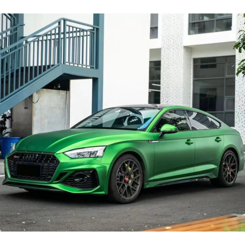 Ultra-Matte Flame Green Car Vinyl Wrap