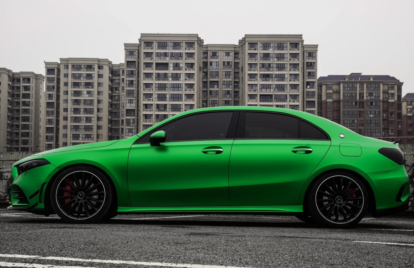 Quality UltraMatte Flame Green Car Vinyl Wrap For Sale