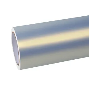 Ultra-Matte Gold Blue Car Vinyl Wrap