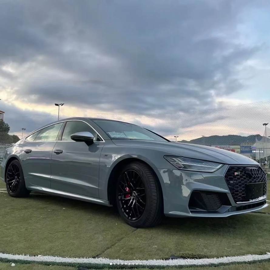 Gloss Crystal Cement Grey Car Vinyl Wrap