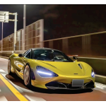 Super Bright Metallic Austin Yellow Car Vinyl Wrap