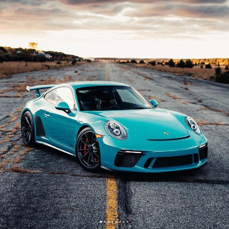 Gloss Metal Paint Lake Blue Car Vinyl Wrap