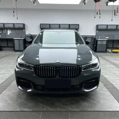 Gloss Crystal Space Grey Car Vinyl Wrap 02