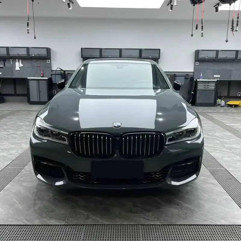 Gloss Crystal Space Grey Car Vinyl Wrap