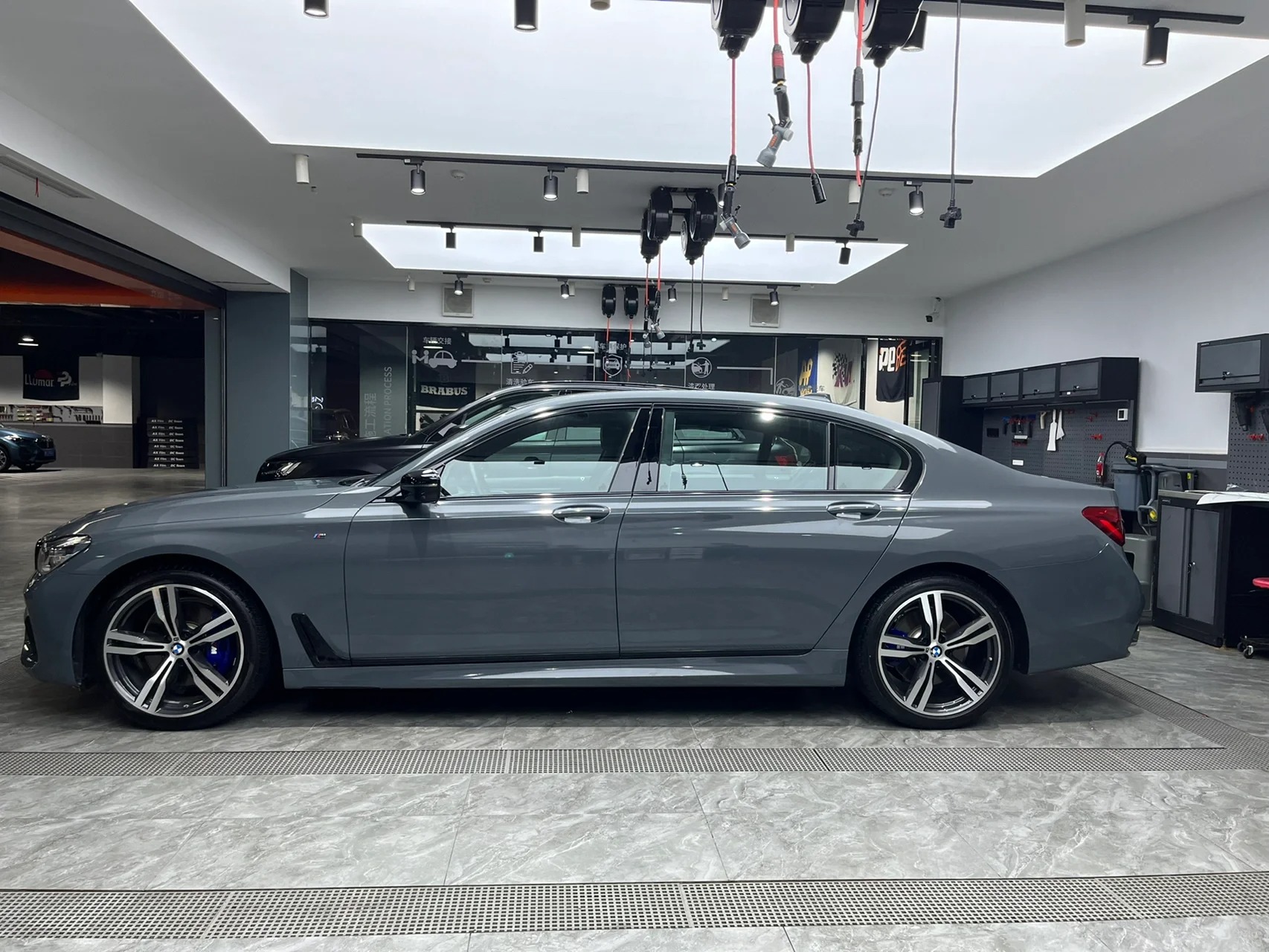 Gloss Crystal Space Grey Car Vinyl Wrap