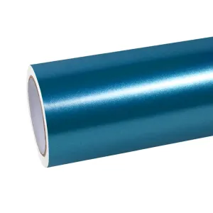 Matte Heavy Metal Sparkle Blue Car Vinyl Wrap 