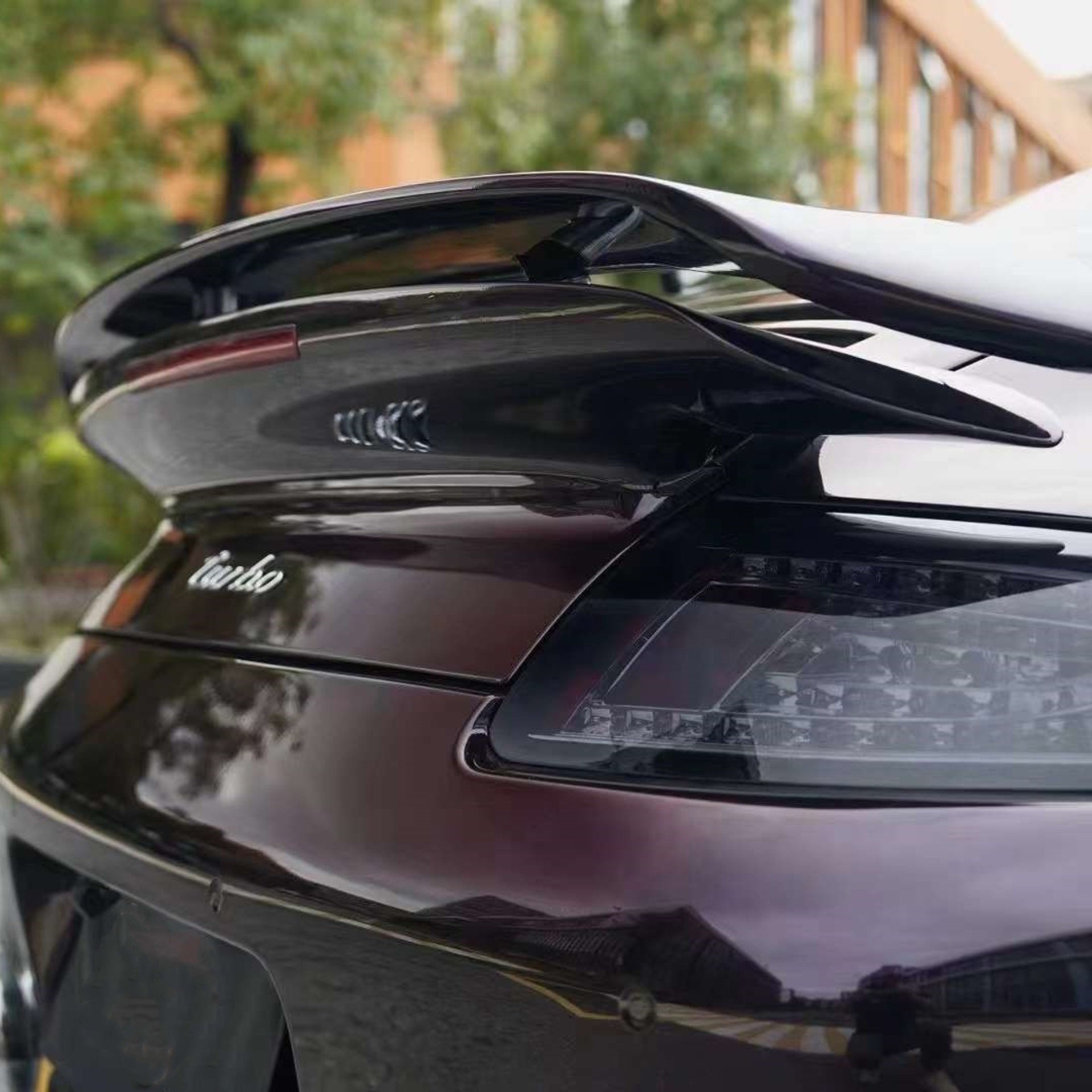 Gloss Metallic Midnight Red Car Vinyl Wrap