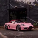 Gloss Rouge Pink Car Vinyl Wrap