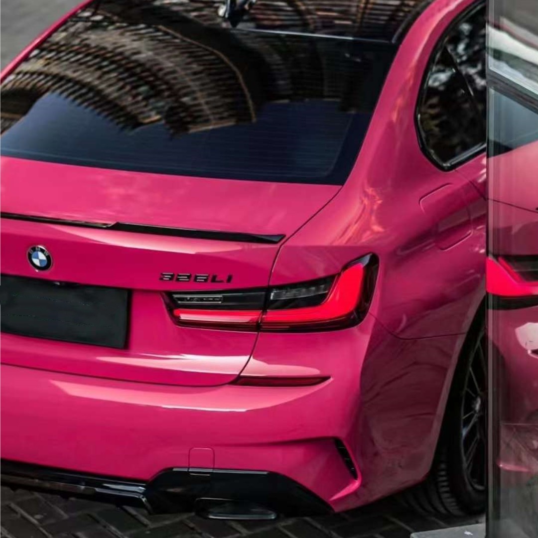 Super Gloss Rose Red Car Vinyl Wrap