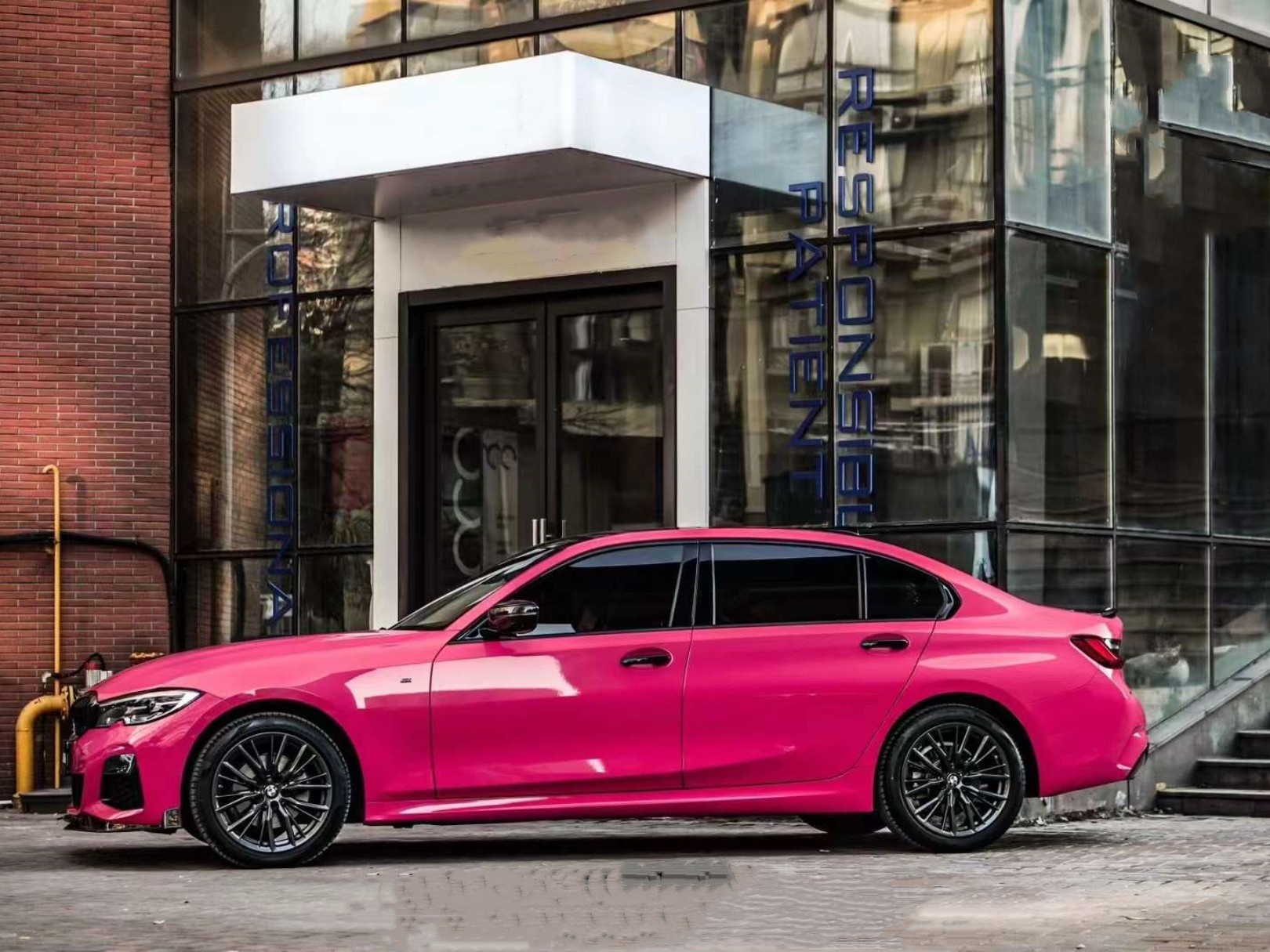 Super Gloss Rose Red Car Vinyl Wrap