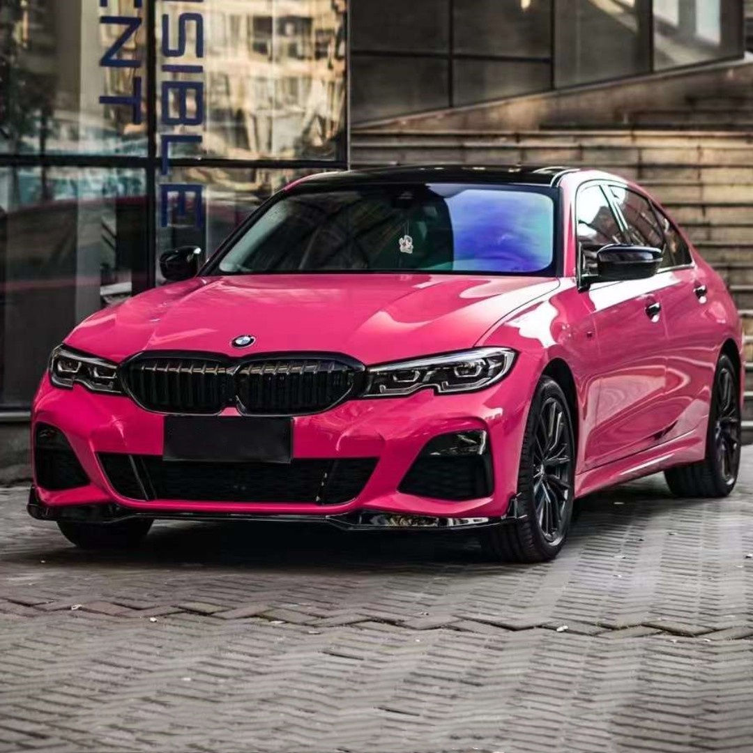 Super Gloss Rose Red Car Vinyl Wrap