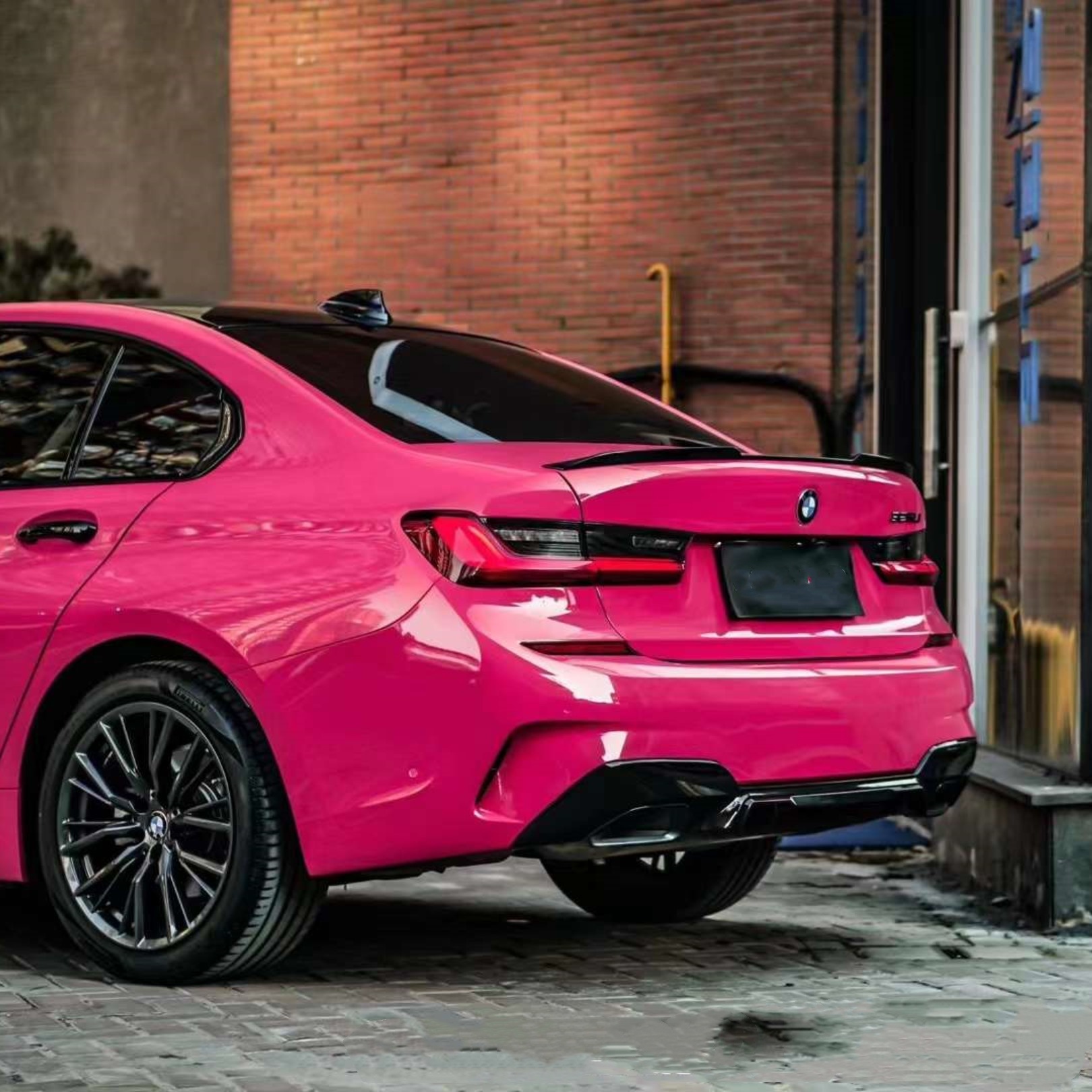 Super Gloss Rose Red Car Vinyl Wrap