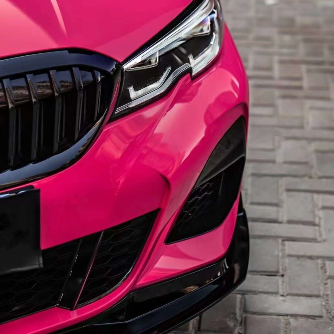 Super Gloss Rose Red Car Vinyl Wrap