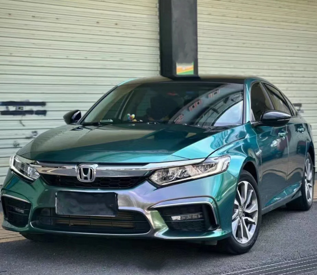 Gloss Diamond Micro Celadon Green Car Vinyl Wrap