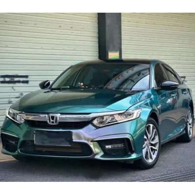 Gloss Diamond Micro Celadon Green Car Vinyl Wrap 02