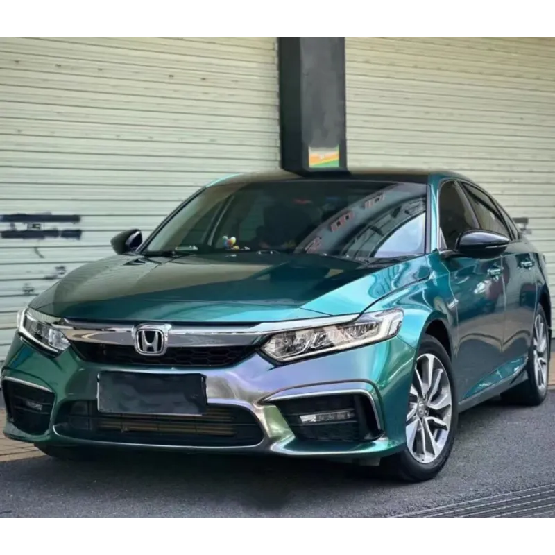 Gloss Diamond Micro Celadon Green Car Vinyl Wrap