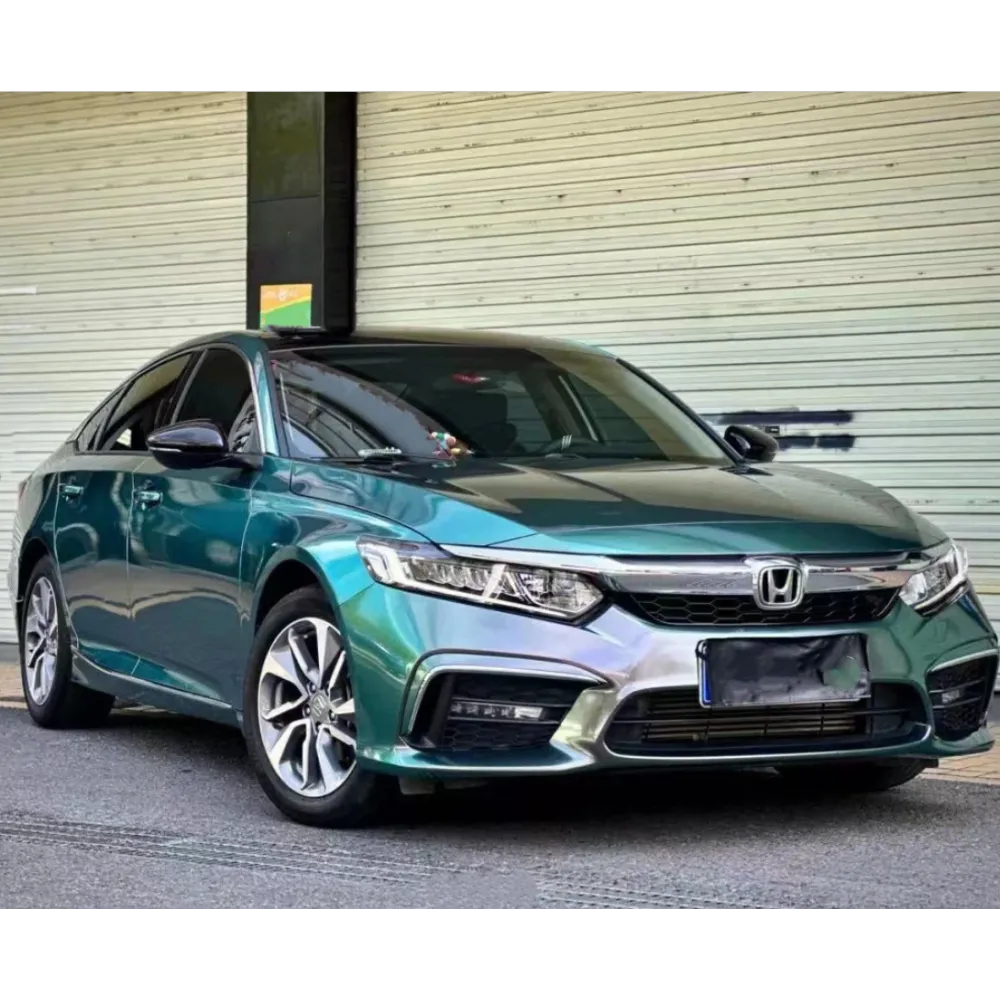Gloss Diamond Micro Celadon Green Car Vinyl Wrap