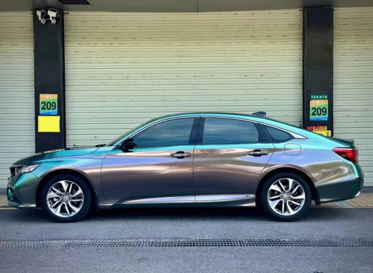 Gloss Diamond Micro Celadon Green Car Vinyl Wrap