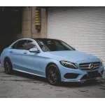 Matte Flat China Blue Car Vinyl Wrap 