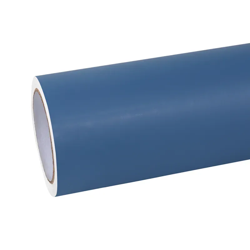 Matte Flat China Blue Car Vinyl Wrap 