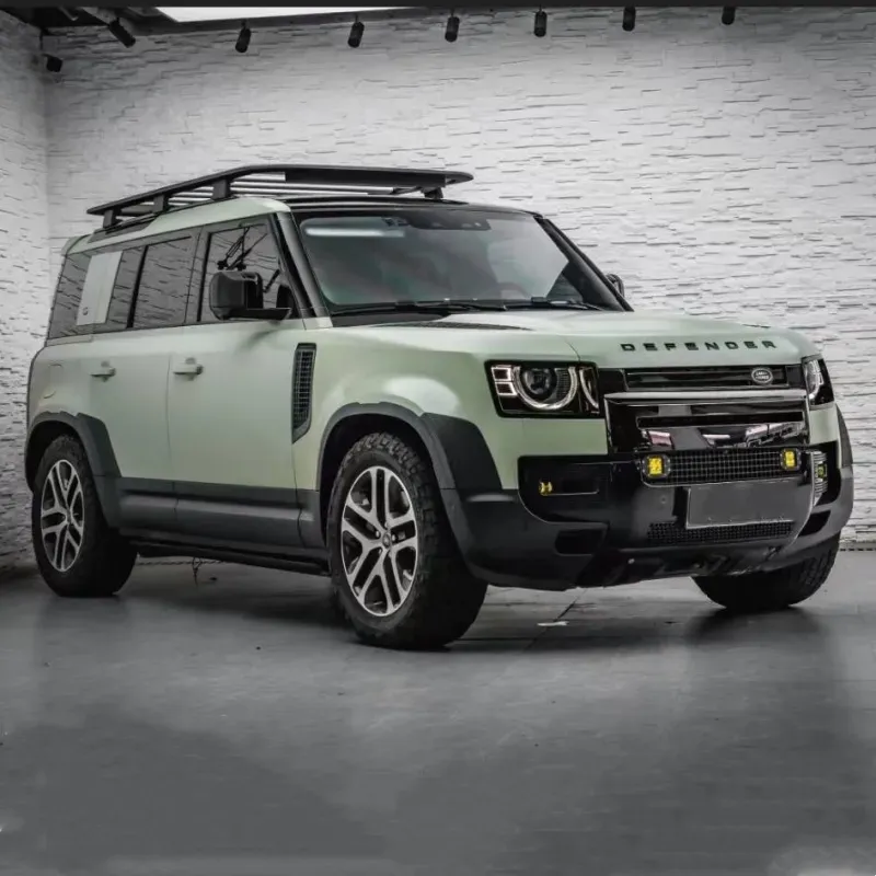 Matte Flat Light Khaki Green Car Vinyl Wrap 