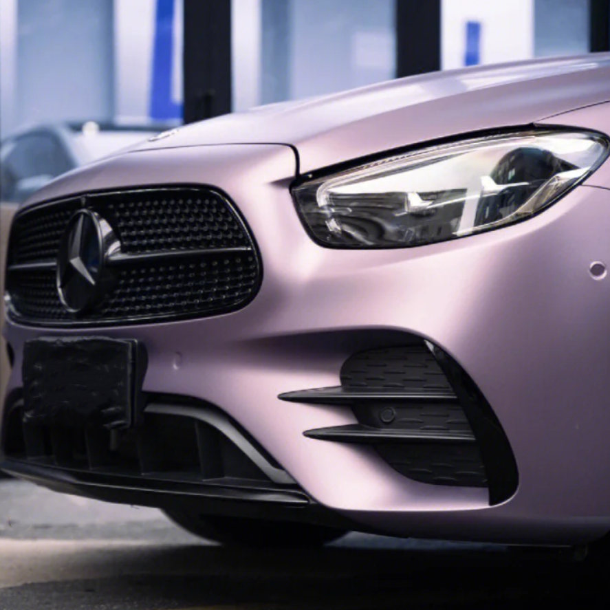 Matte Pink Purple Car Vinyl Wrap