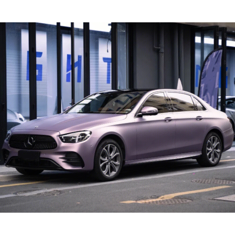 Matte Pink Purple Car Vinyl Wrap