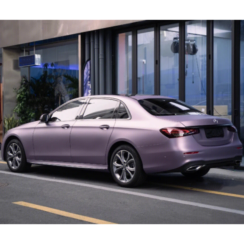 Matte Pink Purple Car Vinyl Wrap