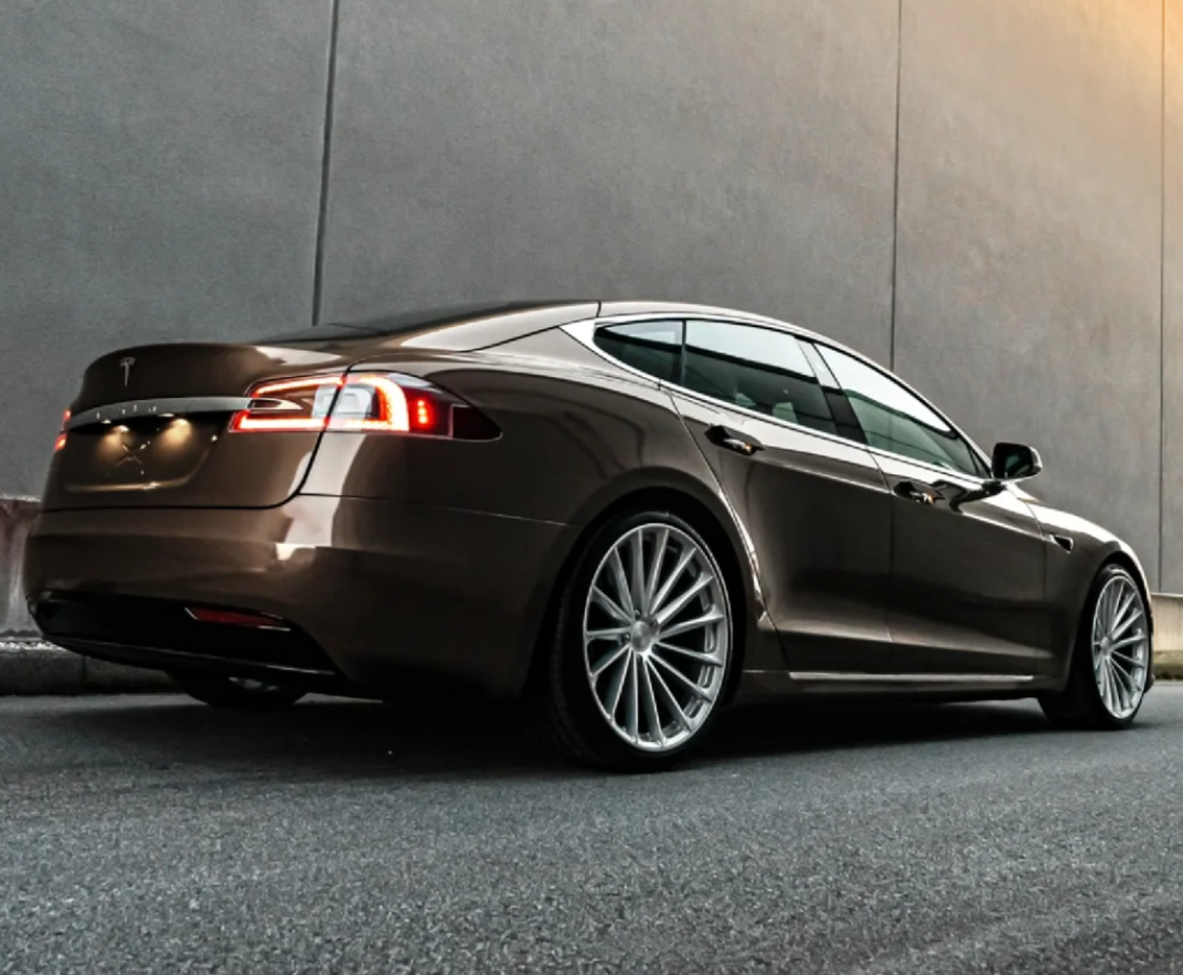 Gloss Heavy Metallic Brown Car Vinyl Wrap