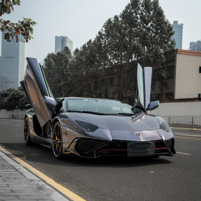 Gloss Airspace Blue Car Vinyl Wrap