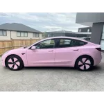 Gloss Aston Martin Vintage Pink Car Vinyl Wrap