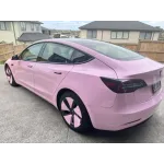 Gloss Aston Martin Vintage Pink Car Vinyl Wrap