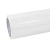 Gloss Crescent White Car Vinyl Wrap