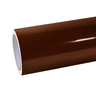 Gloss Metallic Porsche Terra Brown Car Vinyl Wrap 01