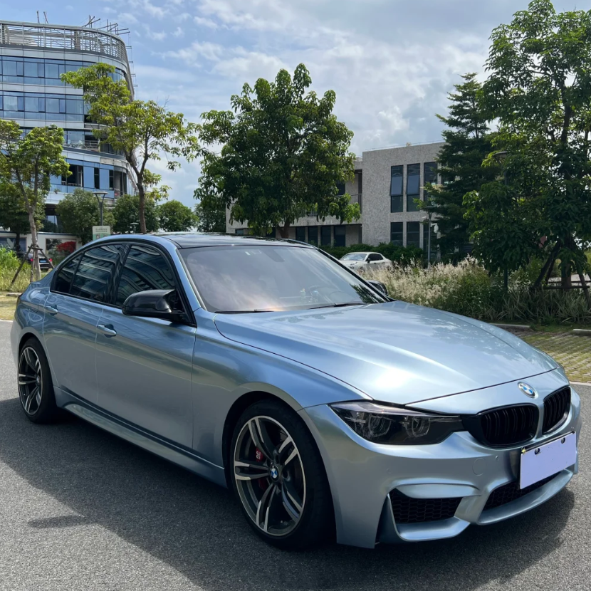 Gloss Iridum Silver Car Vinyl Wrap