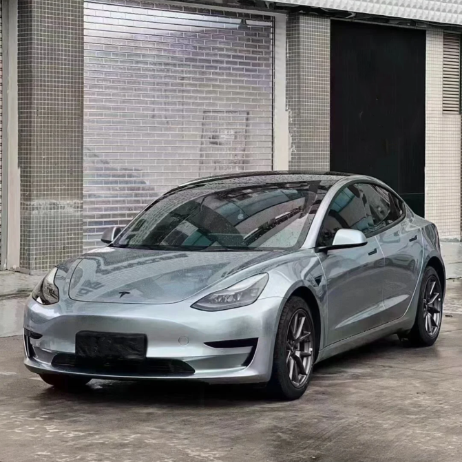 Gloss Iridum Silver Car Vinyl Wrap