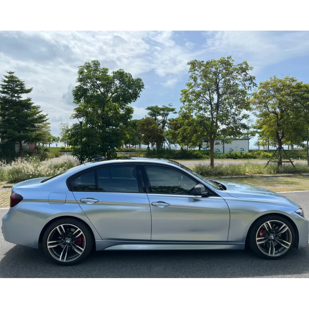 Gloss Iridum Silver Car Vinyl Wrap