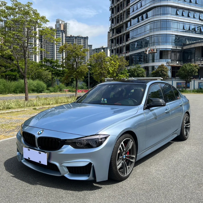 Gloss Iridum Silver Car Vinyl Wrap