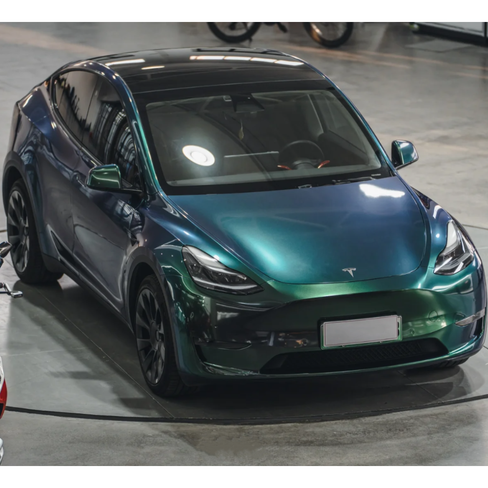 Gloss Aurora Diamant Green Car Vinyl Wrap