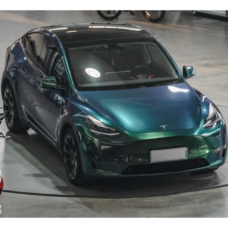 Gloss Aurora Diamant Green Car Vinyl Wrap