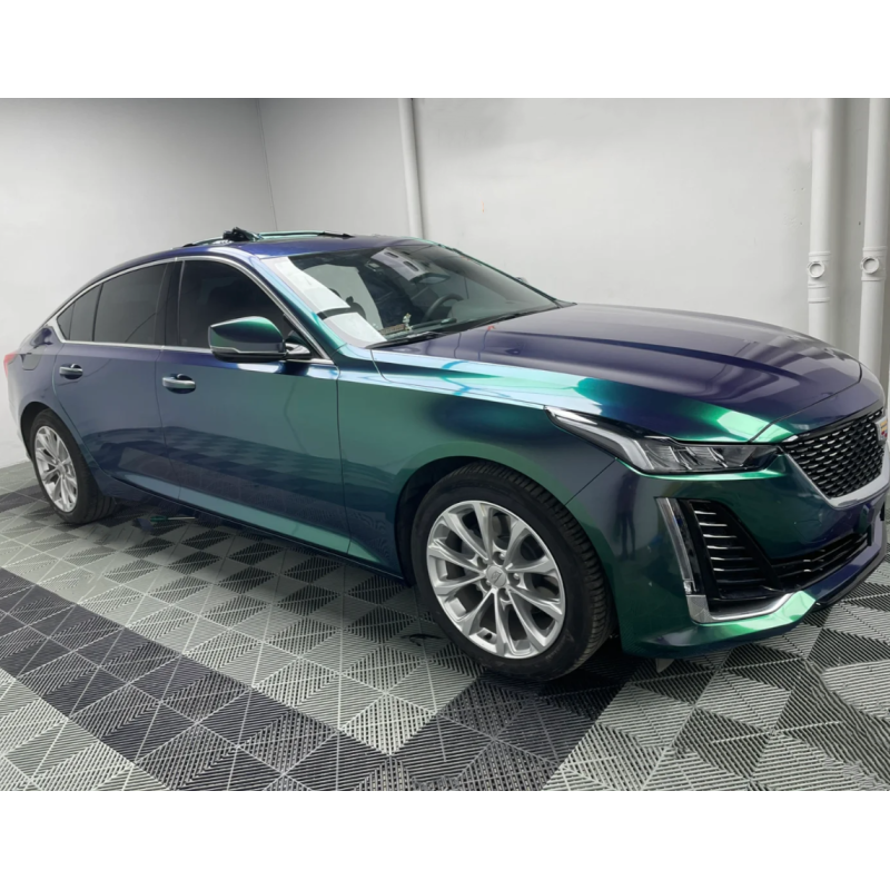 Gloss Aurora Diamant Green Car Vinyl Wrap