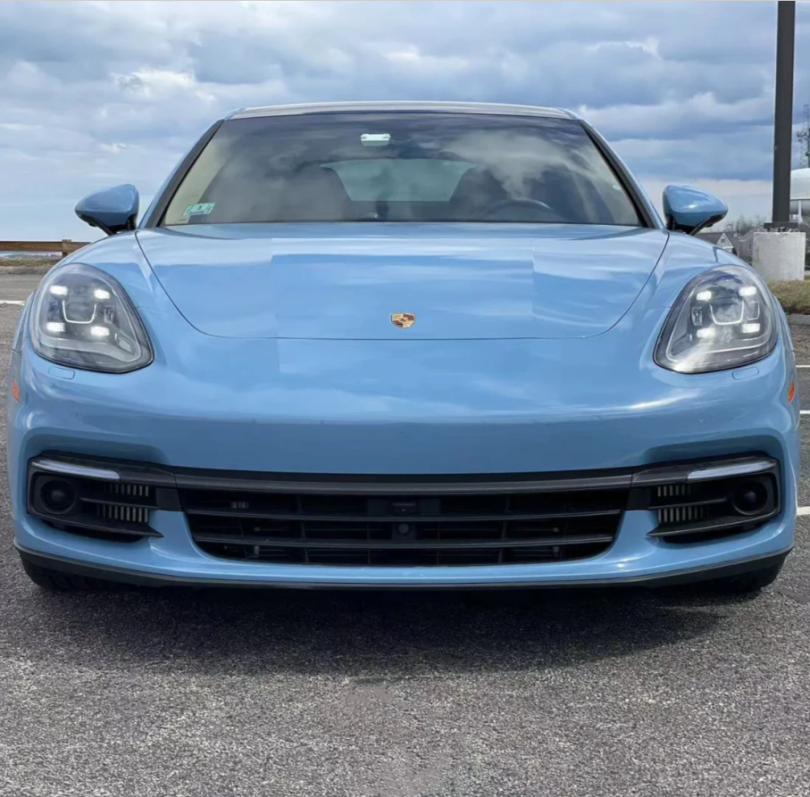 Quality Gloss Dawn Light Blue Car Vinyl Wrap For Sale | Carwraponline.com
