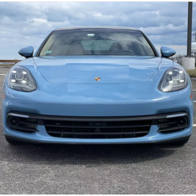 Gloss Dawn Light Blue Car Vinyl Wrap 02