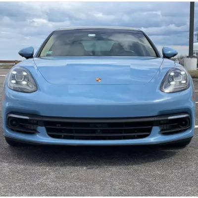 Gloss Dawn Light Blue Car Vinyl Wrap 02