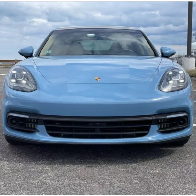 Gloss Dawn Light Blue Car Vinyl Wrap 02