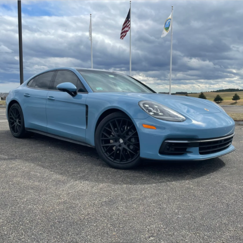 Gloss Dawn Light Blue Car Vinyl Wrap