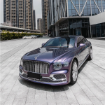 Gloss Grey Violet Car Vinyl Wrap