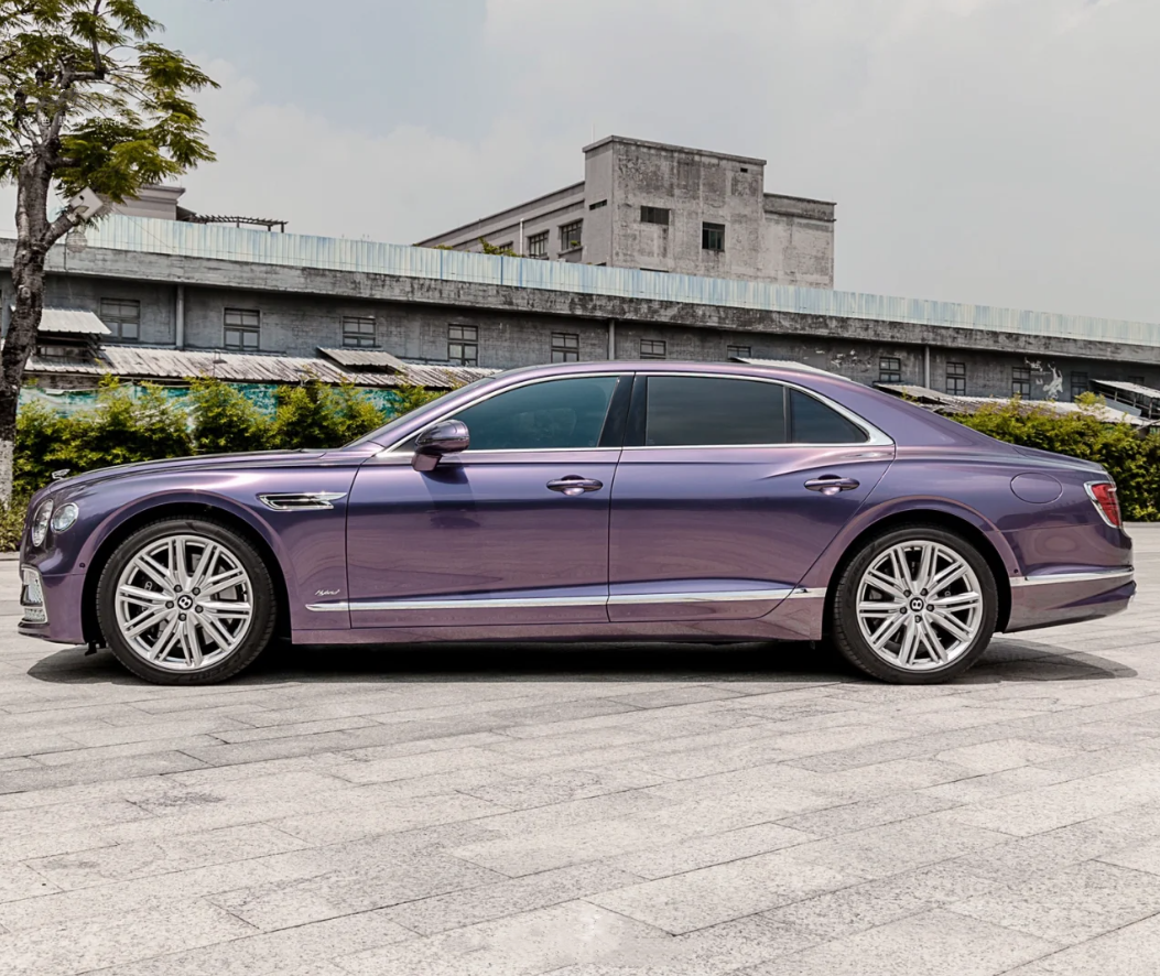 Gloss Grey Violet Car Vinyl Wrap